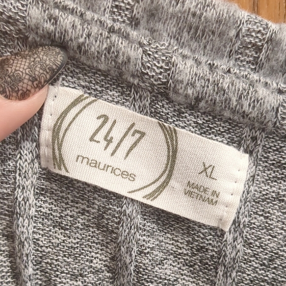 Maurices Gray Knit Dress - Picture 2 of 3